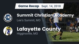 Recap: Summit Christian Academy vs. Lafayette County  2018