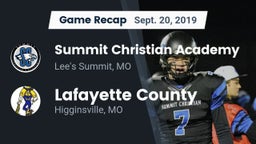 Recap: Summit Christian Academy vs. Lafayette County  2019
