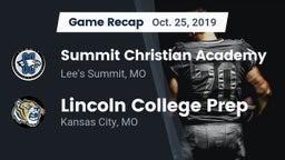 Recap: Summit Christian Academy vs. Lincoln College Prep  2019