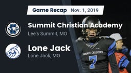 Recap: Summit Christian Academy vs. Lone Jack  2019