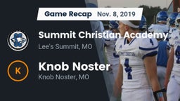 Recap: Summit Christian Academy vs. Knob Noster  2019