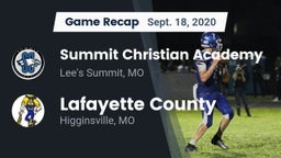 Recap: Summit Christian Academy vs. Lafayette County  2020