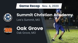 Recap: Summit Christian Academy vs. Oak Grove  2020