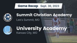 Recap: Summit Christian Academy vs. University Academy 2023