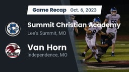 Recap: Summit Christian Academy vs. Van Horn  2023