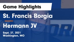 St. Francis Borgia  vs Hermann  JV Game Highlights - Sept. 27, 2021