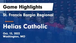 St. Francis Borgia Regional  vs Helias Catholic  Game Highlights - Oct. 13, 2022