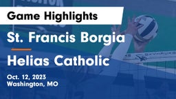 St. Francis Borgia  vs Helias Catholic  Game Highlights - Oct. 12, 2023