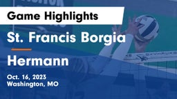 St. Francis Borgia  vs Hermann  Game Highlights - Oct. 16, 2023