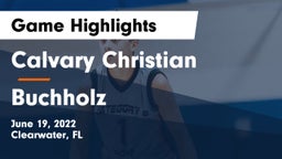 Calvary Christian  vs Buchholz  Game Highlights - June 19, 2022