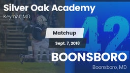 Matchup: Silver Oak Academy vs. BOONSBORO 2018