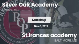Matchup: Silver Oak Academy vs. St.frances academy 2019