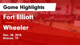 Fort Elliott  vs Wheeler  Game Highlights - Dec. 28, 2018