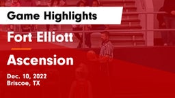 Fort Elliott  vs Ascension Game Highlights - Dec. 10, 2022