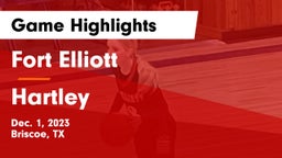 Fort Elliott  vs Hartley  Game Highlights - Dec. 1, 2023