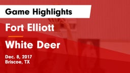 Fort Elliott  vs White Deer  Game Highlights - Dec. 8, 2017