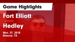 Fort Elliott  vs Hedley Game Highlights - Nov. 27, 2018