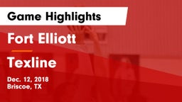 Fort Elliott  vs Texline  Game Highlights - Dec. 12, 2018