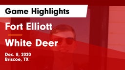 Fort Elliott  vs White Deer  Game Highlights - Dec. 8, 2020