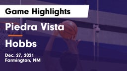 Piedra Vista  vs Hobbs  Game Highlights - Dec. 27, 2021