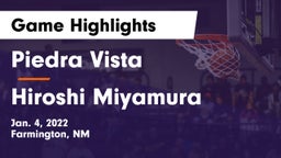 Piedra Vista  vs Hiroshi Miyamura  Game Highlights - Jan. 4, 2022