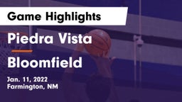 Piedra Vista  vs Bloomfield Game Highlights - Jan. 11, 2022