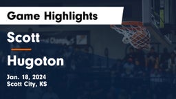 Scott  vs Hugoton  Game Highlights - Jan. 18, 2024