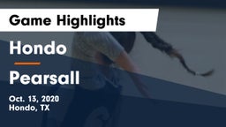 Hondo  vs Pearsall  Game Highlights - Oct. 13, 2020