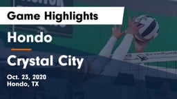 Hondo  vs Crystal City  Game Highlights - Oct. 23, 2020