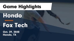 Hondo  vs Fox Tech  Game Highlights - Oct. 29, 2020