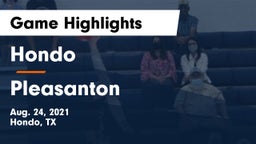 Hondo  vs Pleasanton  Game Highlights - Aug. 24, 2021
