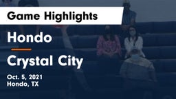 Hondo  vs Crystal City  Game Highlights - Oct. 5, 2021