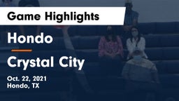 Hondo  vs Crystal City  Game Highlights - Oct. 22, 2021