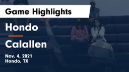 Hondo  vs Calallen Game Highlights - Nov. 4, 2021