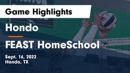 Hondo  vs FEAST HomeSchool Game Highlights - Sept. 16, 2022