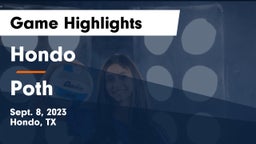 Hondo  vs Poth Game Highlights - Sept. 8, 2023