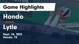 Hondo  vs Lytle  Game Highlights - Sept. 26, 2023