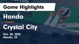 Hondo  vs Crystal City  Game Highlights - Oct. 20, 2023