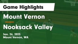 Mount Vernon  vs Nooksack Valley  Game Highlights - Jan. 26, 2023