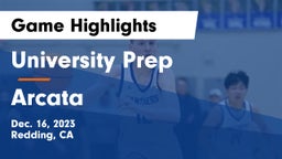 University Prep  vs Arcata  Game Highlights - Dec. 16, 2023