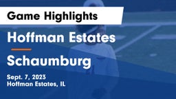 Hoffman Estates  vs Schaumburg  Game Highlights - Sept. 7, 2023