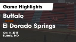 Buffalo  vs El Dorado Springs  Game Highlights - Oct. 8, 2019