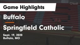 Buffalo  vs Springfield Catholic Game Highlights - Sept. 19, 2020