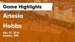 Artesia  vs Hobbs  Game Highlights - Dec 22, 2016