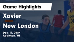 Xavier  vs New London  Game Highlights - Dec. 17, 2019