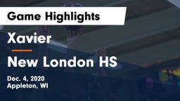 Xavier  vs New London HS Game Highlights - Dec. 4, 2020