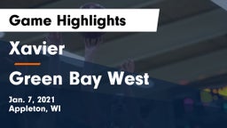 Xavier  vs Green Bay West Game Highlights - Jan. 7, 2021