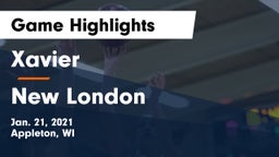 Xavier  vs New London  Game Highlights - Jan. 21, 2021