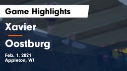 Xavier  vs Oostburg  Game Highlights - Feb. 1, 2021