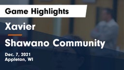 Xavier  vs Shawano Community  Game Highlights - Dec. 7, 2021